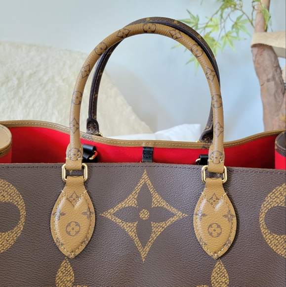 Gorgeous On the Go GM Reverse ❤️ Authentic LV Handbag Shoulder Bag Monogram - Picture 5 of 16